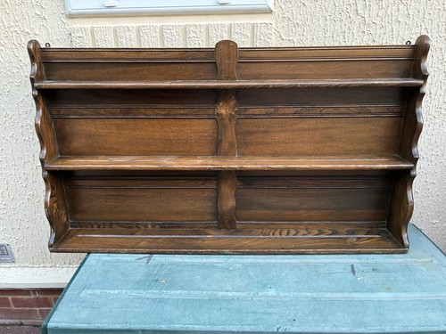 Antique oak plate - antique, c