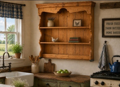 Antique country pine welsh - country,