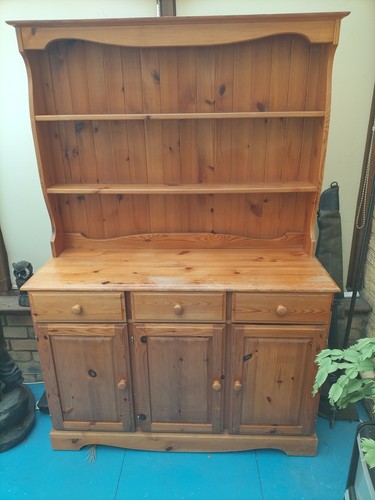Pine open top welsh dresser - pine,