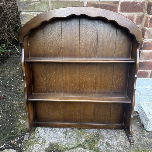 Ercol oak dresser rack - ercol, plate