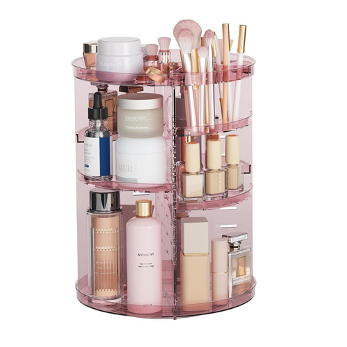 Rotating makeup organizer - rotating, organizer,