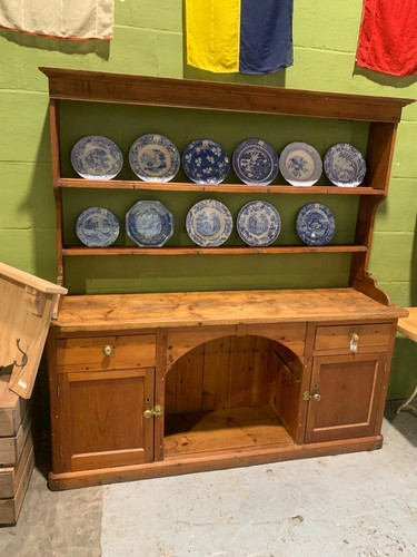 Antique pine kitchen - pine, dresser