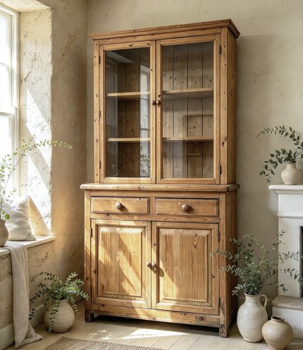 Pine dresser antique furniture - pine,