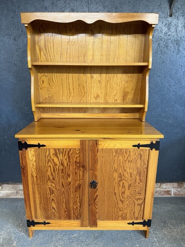 Vintage pine welsh dresser - pine,