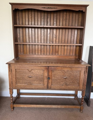 Vintage oak welsh dresser - vintage, with