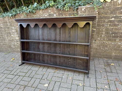 Massive victorian oak dresser - oak,